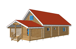 Проект «Волково»  для постоянного проживания - компания Свой Сруб