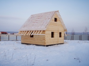 Зимнее строительство дома - компания Свой Сруб