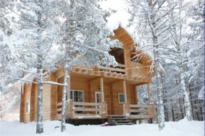 Особенности зимнего строительтства деревянного дома - компания Свой Сруб