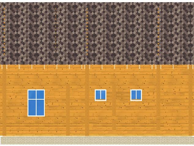 Проект дома из клееного бруса СВ20 Проект дома из клееного бруса СВ20